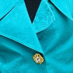 Lilli Rubin Cropped Dinner Jacket 100 % Cotton